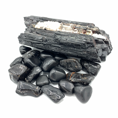 Black Tourmaline tumbled stone