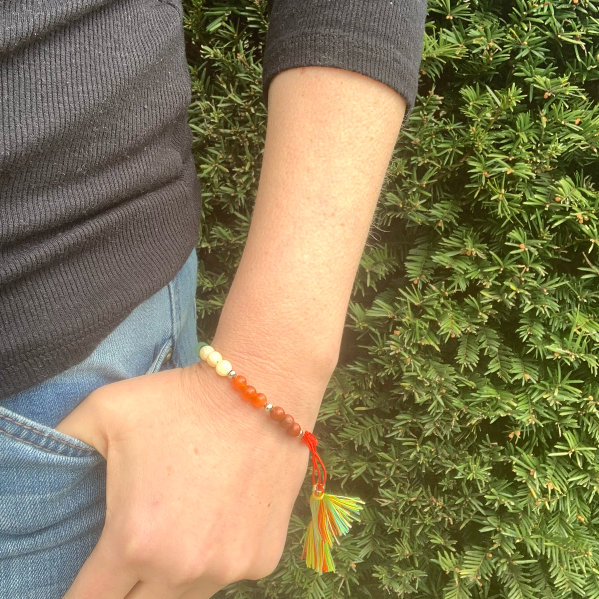 Chakra string bracelet